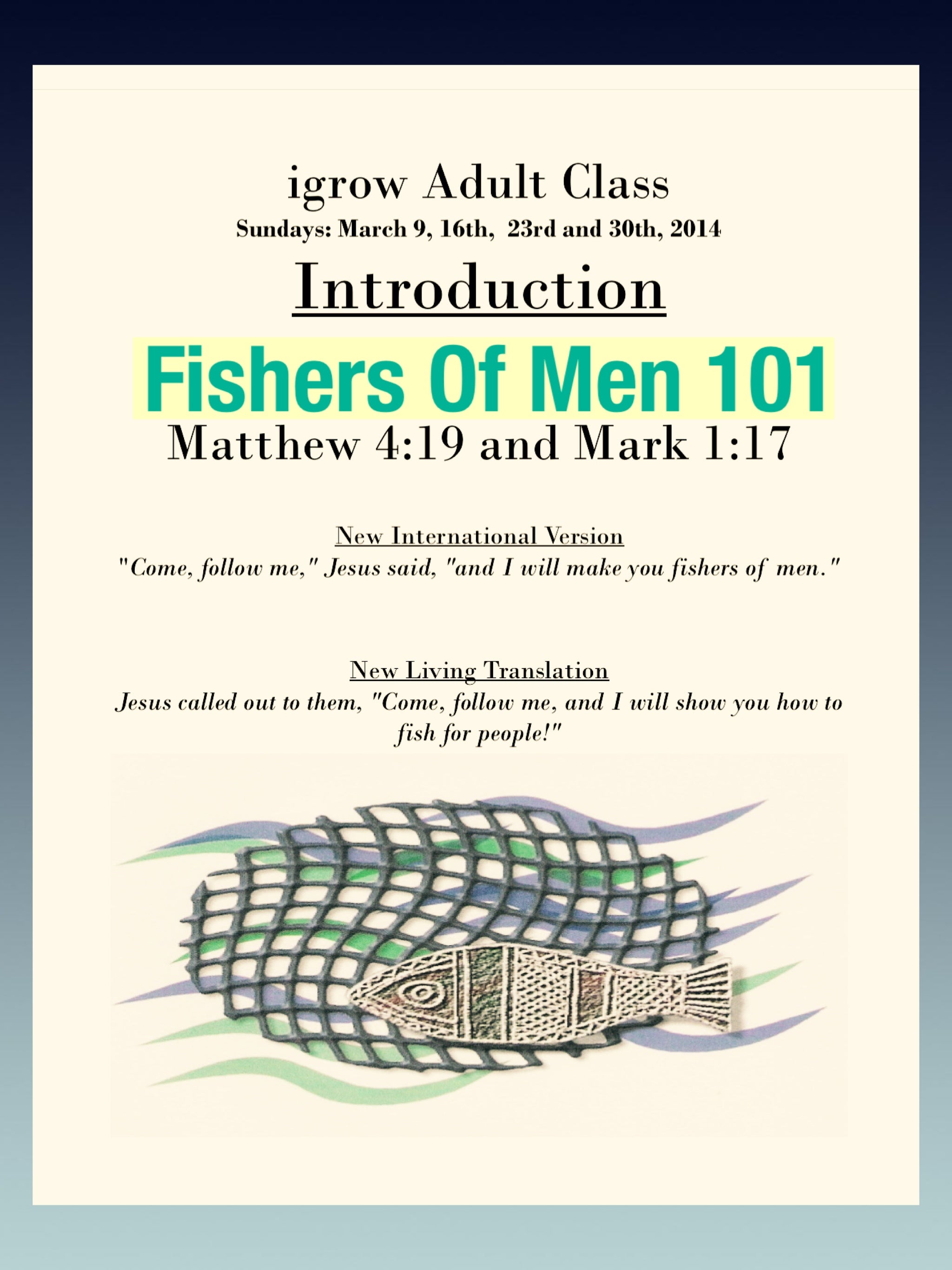 Fishing Like Jesus