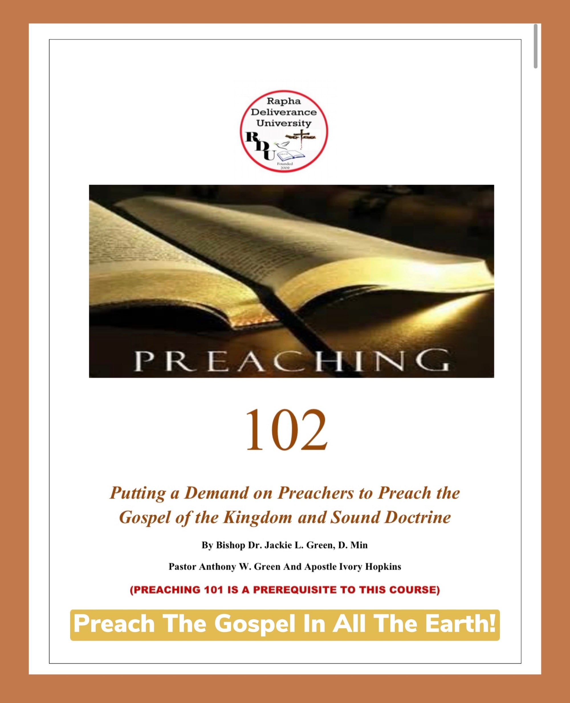 Preaching 102